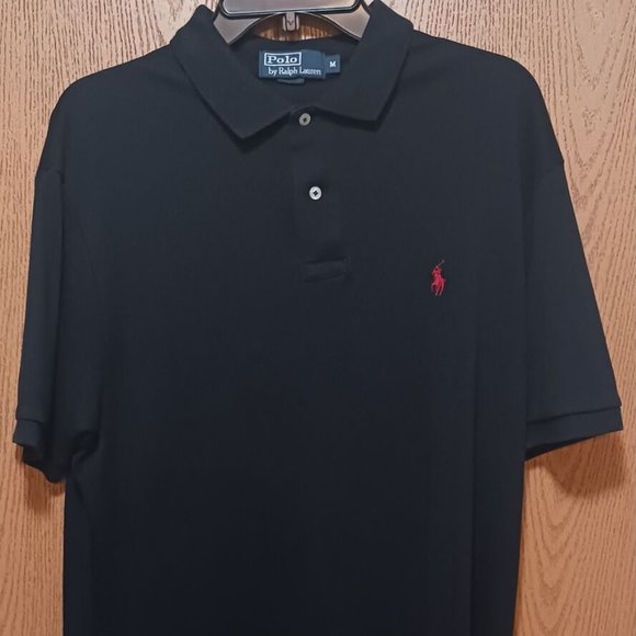 Polo (Ralph Lauren)-(Black)-(Pre-owned)-(Size M)-$25 .00 - Picture 3 of 4